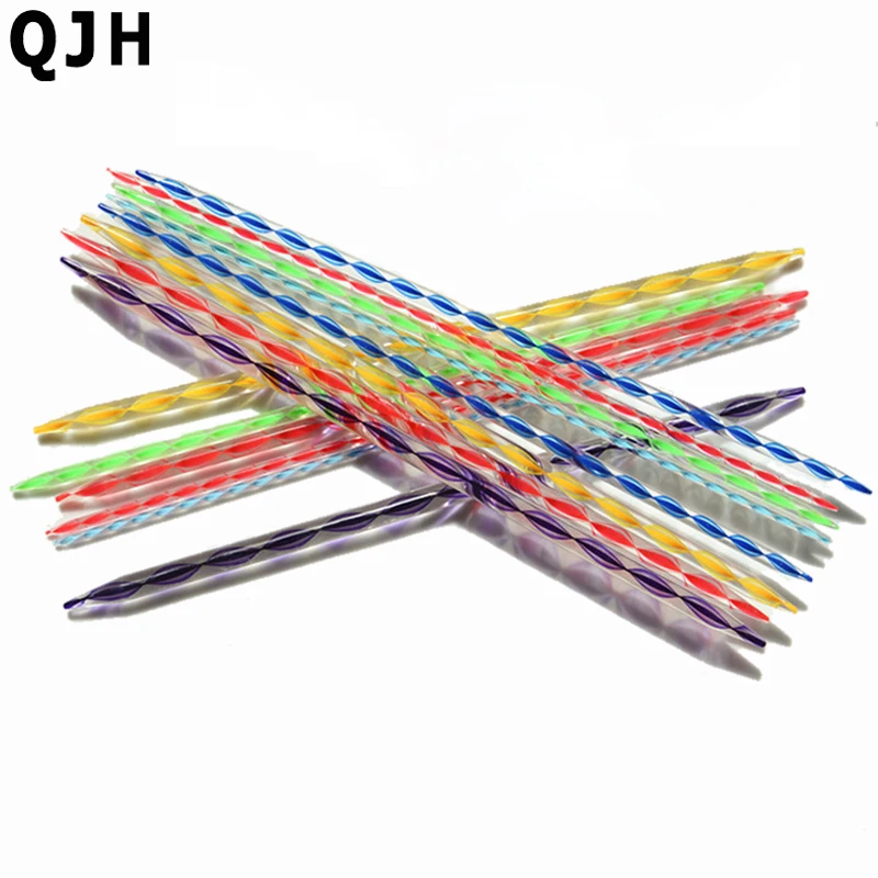 Инструменты для вязания шерсти QJH 2 шт. 35 см двусторонние вязальные спицы