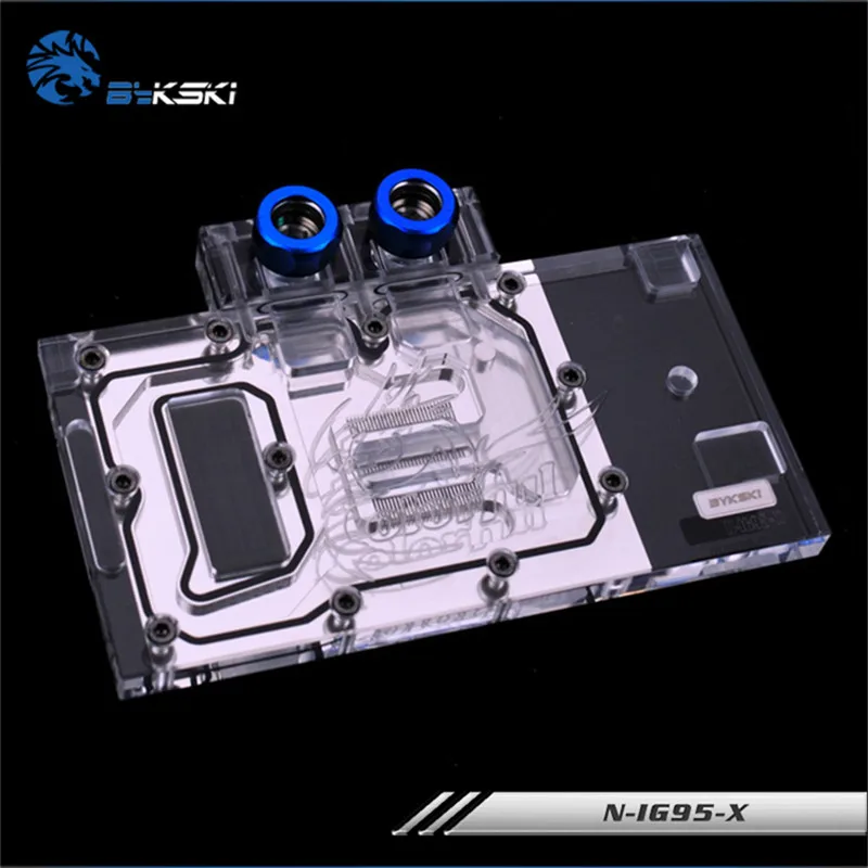 Bykski N-IG95-X с полным покрытием GPU водоблок для красочных GTX960 зеленый GTX950 видеокарта GPU радиатор - Цвет лезвия: No light