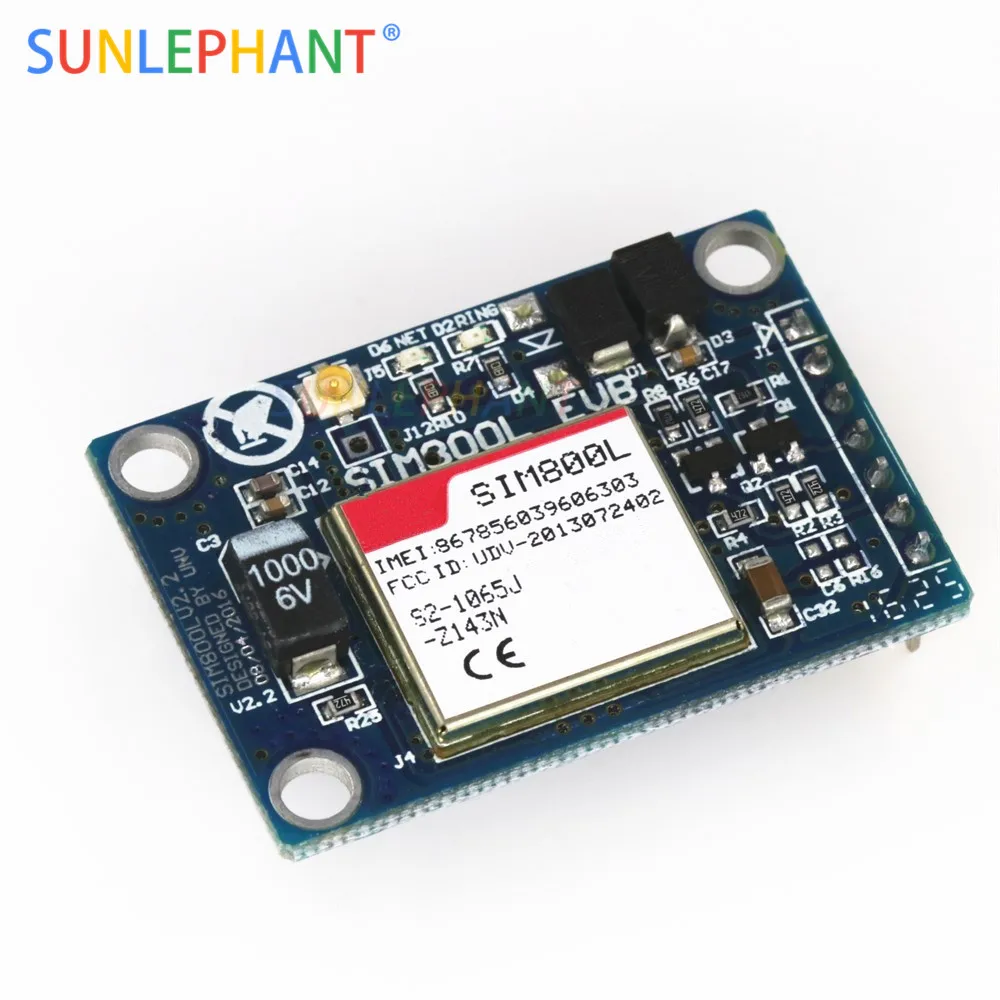 SIM800L V2.0 5V беспроводной GSM GPRS модуль Quad Band с антенной кабельный