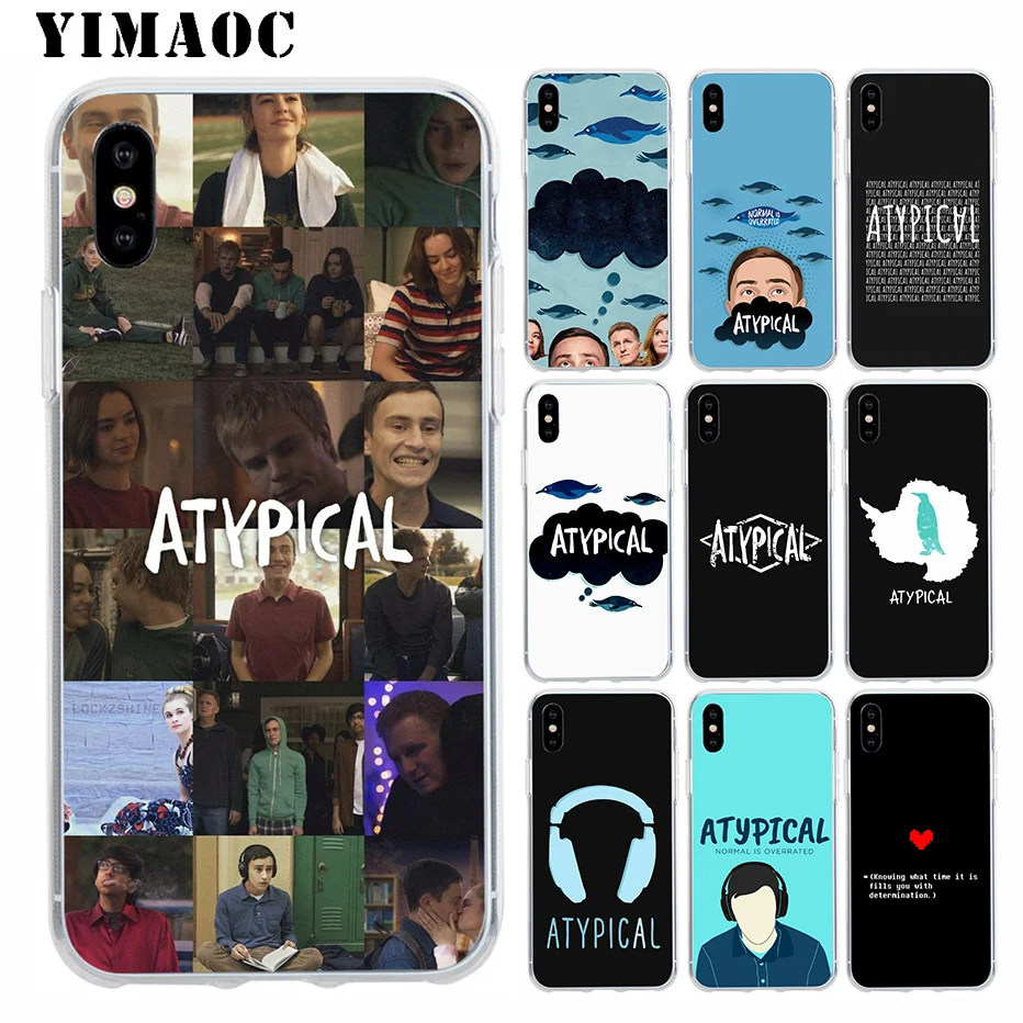 

YIMAOC Atypical Tv Shows Soft Silicone Case for Apple Iphone 11 Pro Xr Xs Max X 10 8 Plus 7 6S 6 Plus SE 5S 5 7Plus 8Plus