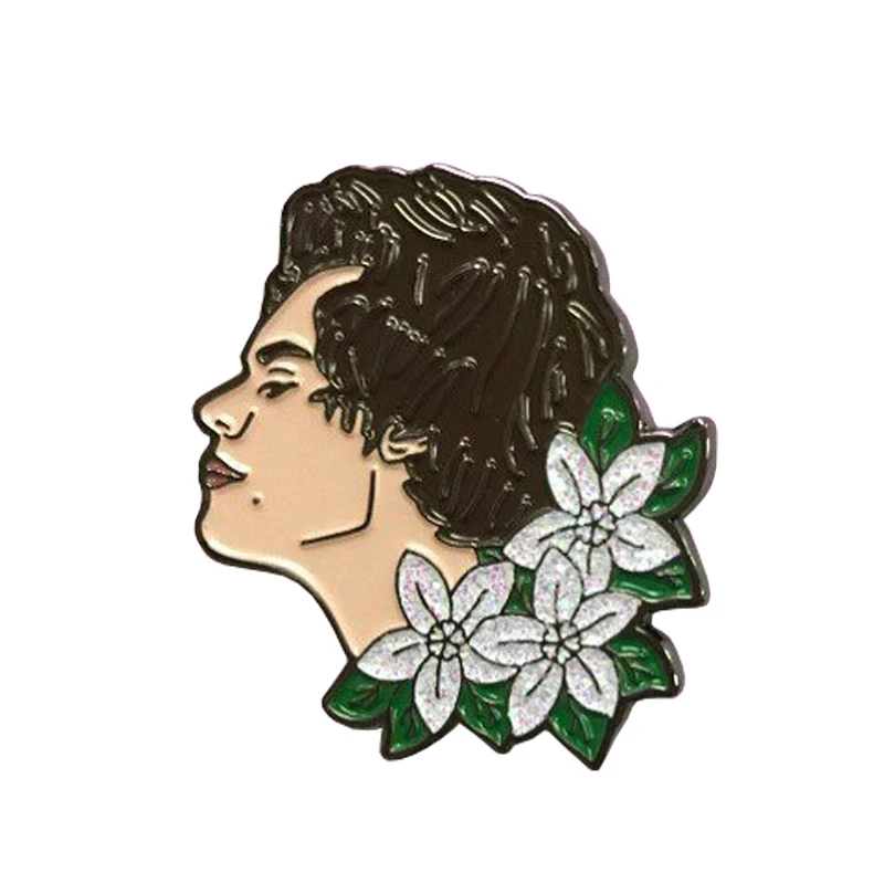 

harry styles Flower Enamel Lapel Pin