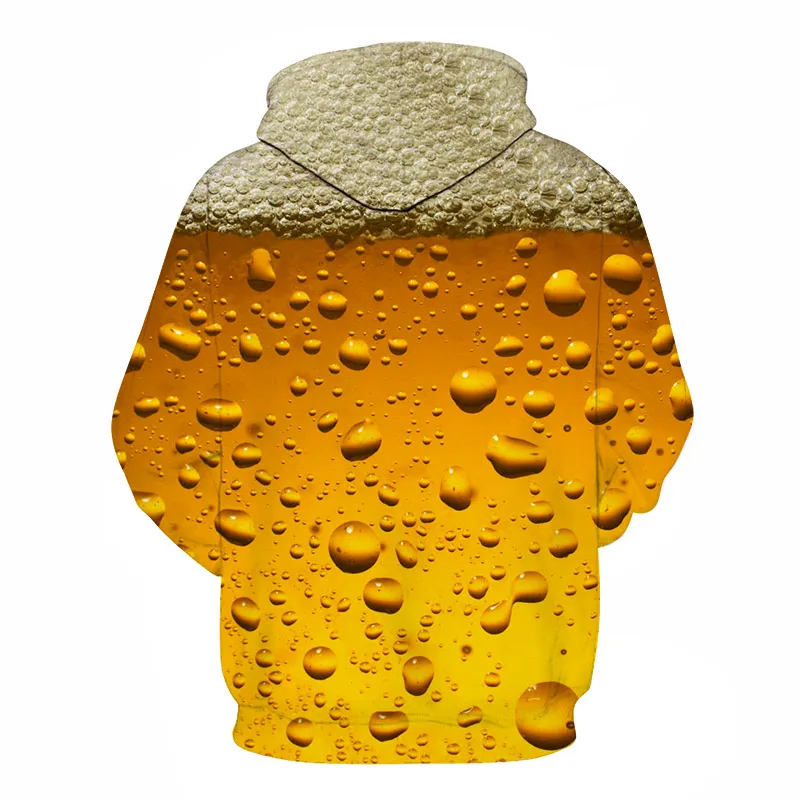 Новые модные 3D печати толстовки пива другие серии мужские/женские осенние и зимние Толстовка с капюшоном