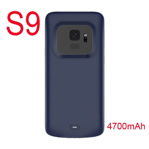 S9 зарядное устройство чехол для samsung Galaxy S9 S 9 Plus тонкий ультра тонкий внешний аккумулятор power Bank чехол для samsung S9 S9 Plus - Цвет: S9 Blue