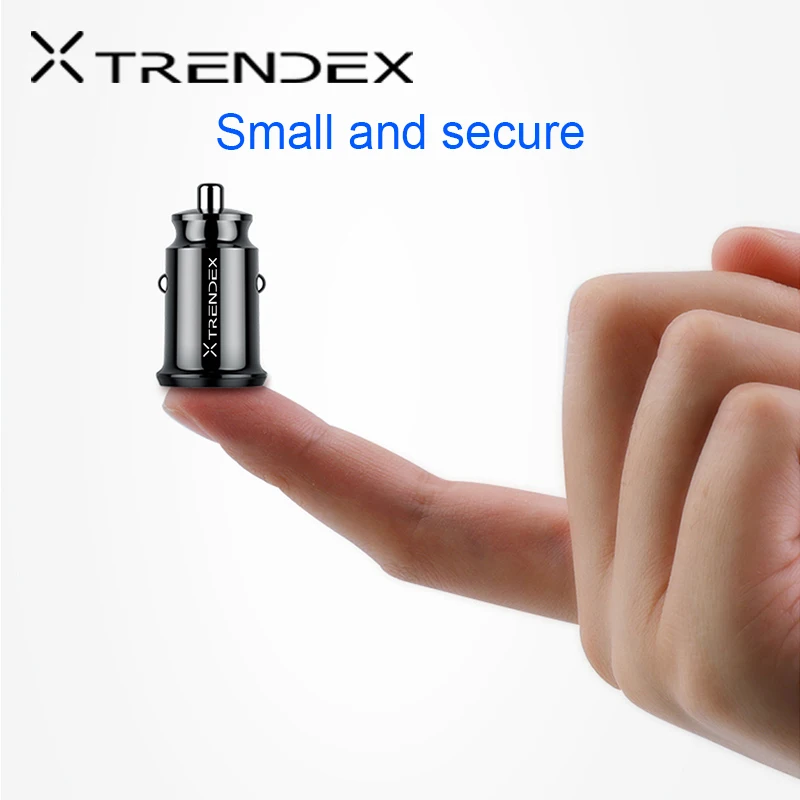 

Trendex Mini USB Car Charger Adapter 3.1A Car USB Charger Mobile Phone Dual USB Car-charger 2 port Charger for iPhone Samsung