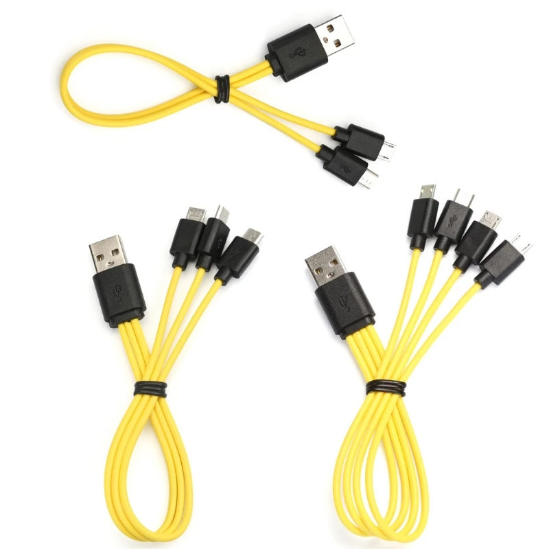 

2/3/4 in1 Micro USB Charging Cable for Rechargeable Battery Samsung Xiaomi HTC
