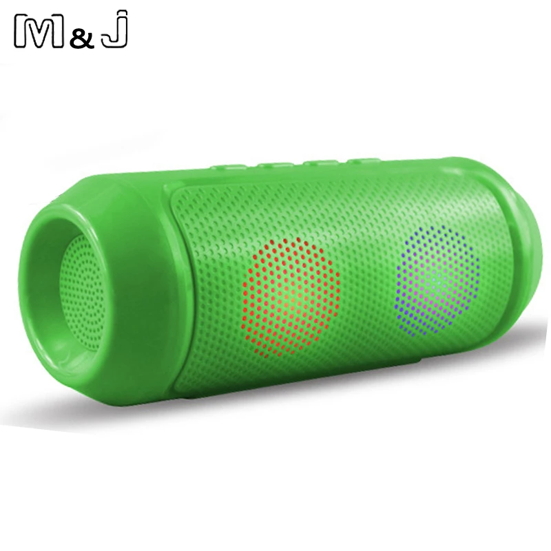M & J Мультимедийный Мини Bluetooth динамик с стерео FM AUX беспроводной супер бас