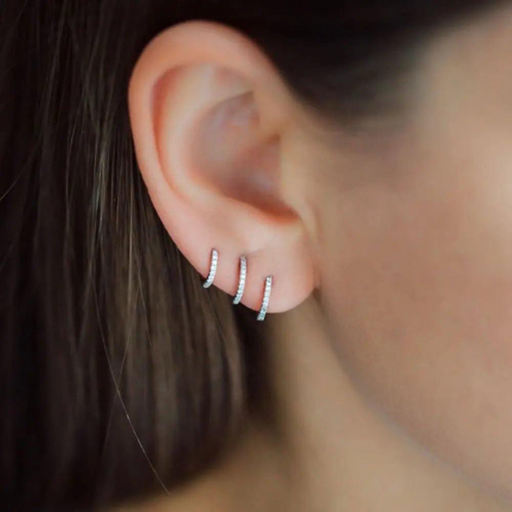 В форме сердца Love реальные 925 стерлингового серебра не пирсинг EarCuff серьги клипсы