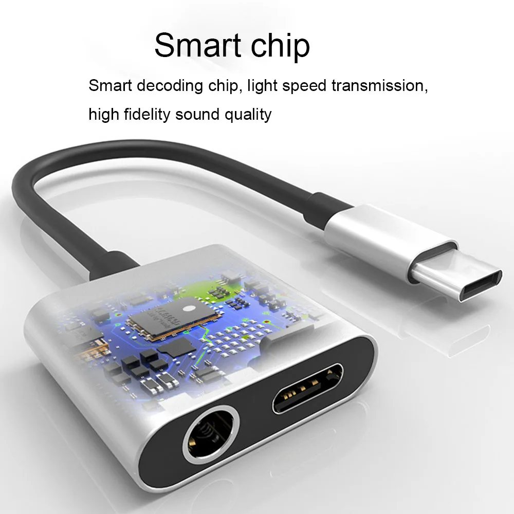 Olhveitra Usb Type C адаптер зарядное устройство аудио кабель 2 в 1 до 3 5 мм разъем для