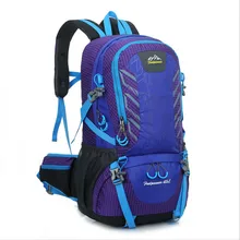 45L Waterproof Hiking Backpack Women & Men Outdoor Camping Climbing Travel Backpacks Sport Bag