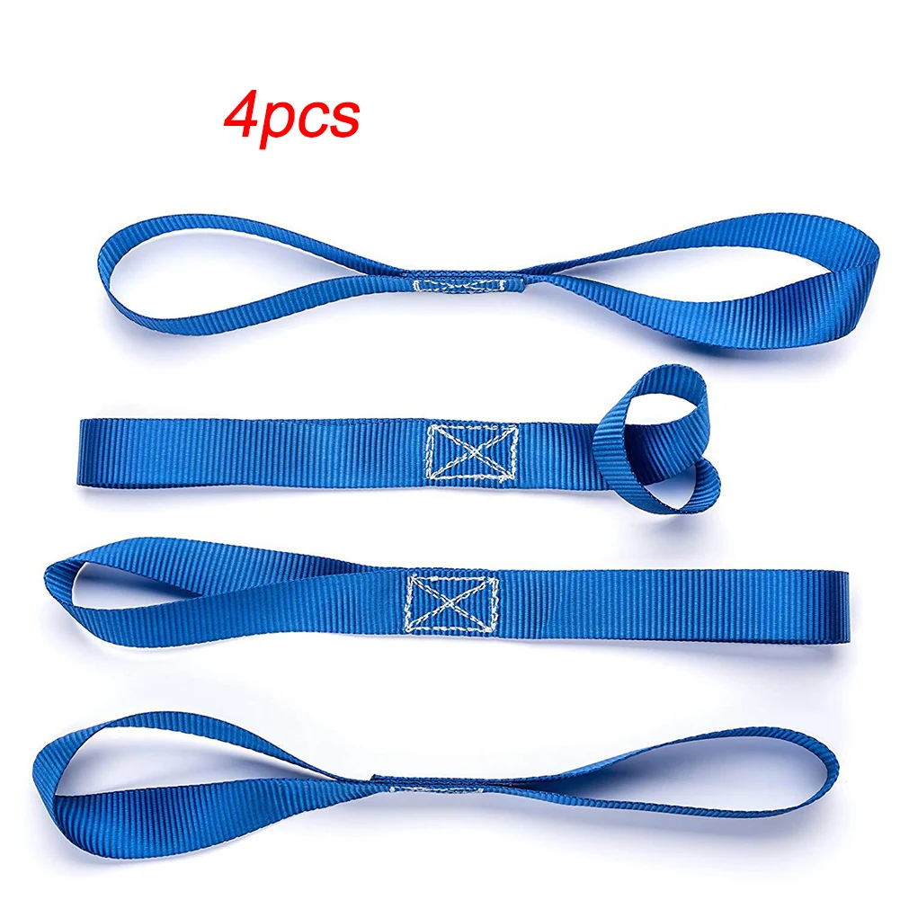 

4Pcs Motorcycle Car Tie Downs Stowing Tidying Hauling Belt Straps Nylon Wrap Rope Band Strap Soft Luggage Bandage Towing Ropes