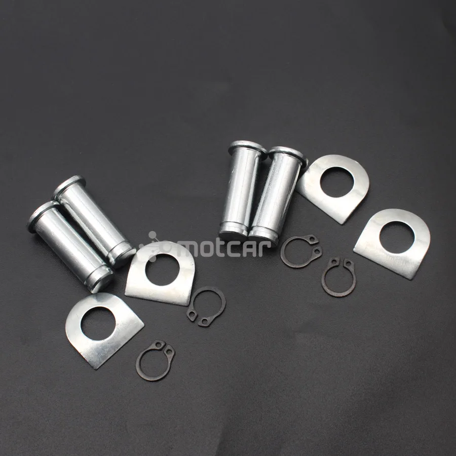 

2set Motorcycle Silver Aluminium Foot Pegs Mount Kit Pins For Harley Dyna Softail Sportster V Rod Night Rod FLHX