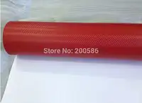 Red 3D Carbon Fiber Vinyl Wrap Air Drains Red Car Sticker Foil Free Ship Size 1.52*30m/Roll