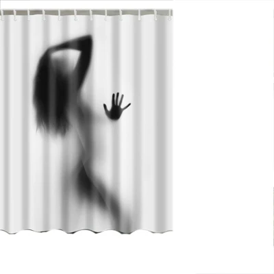Высококачественная Водонепроницаемая Женская занавеска с крючками для теней, сексуальная девушка, портрет, занавеска для ванной комнаты, шторы в ванную комнату, Душ - Цвет: TZ160724