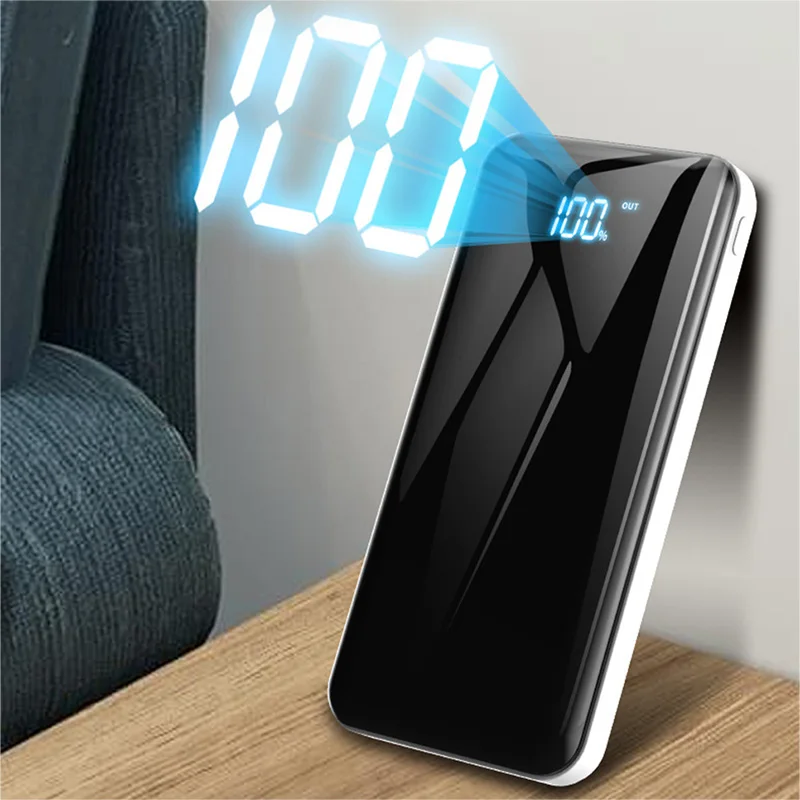 Внешний аккумулятор для Xiaomi Mi iPhone Sunravoll Pover Bank 20000 мАч светодиодный дисплей