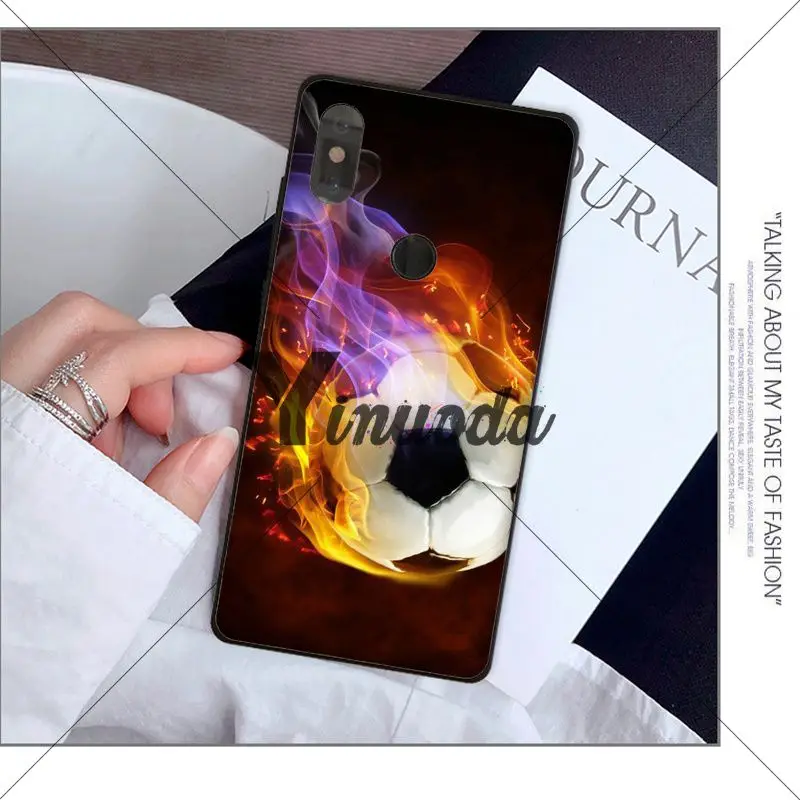 Football Fire Soccer Ball