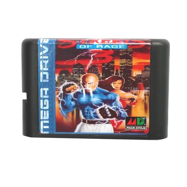 

Sega MD game card - Streets Of Rage 3 III for 16 bit Sega MD game Cartridge Megadrive Genesis system