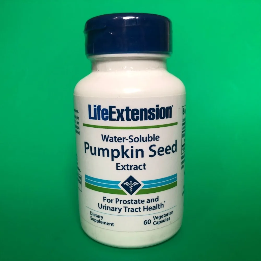

Free shipping water-soluble pumpkin seed extract 60 pcs