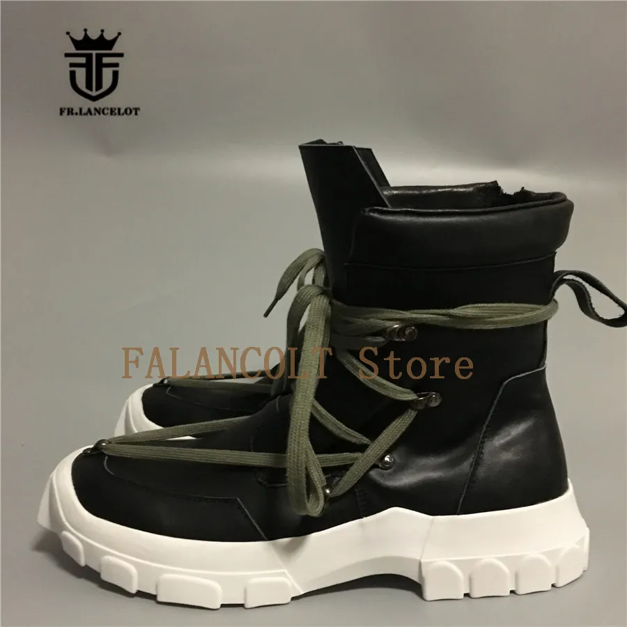 Strap Militares Cross Botas Alta Qualidade Martin Handmade 1 Confortável Lace Imagem Couro Genuíno Temporada Nova Real IaTCwx