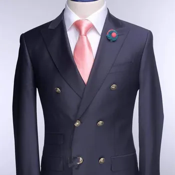 

Latest Design Mens Dinner Party Prom Suits Groom Tuxedos costume homme 2017 Groomsmen Wedding Blazer men Suit (Jacket+Pants+Tie)