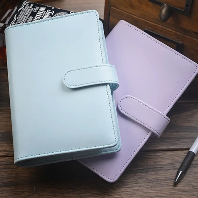 

Business Traveler's Notebook Leather diary looes leaf journal A6 Cute Kawaii Note book Planner Notepad BK09