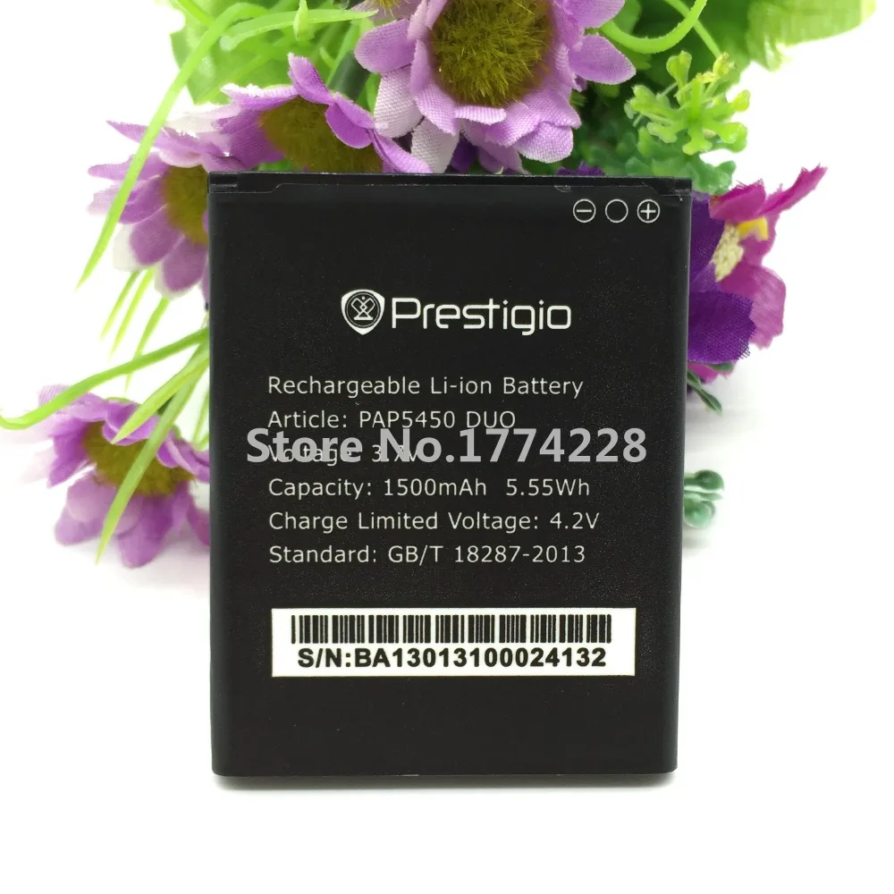 Аккумулятор MLLSE PAP5450 1500 мАч для Prestigio MultiPhone DUO 5450|battery for prestigio|battery forbatteries batteries |