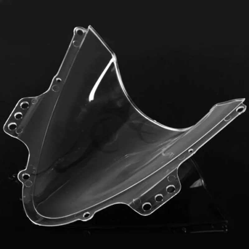 Мотоцикл лобовое стекло ветровое стекло двойной пузырь для Suzuki GSXR1000 K5 2005-2006 05 06 черный/синий/прозрачный/хром