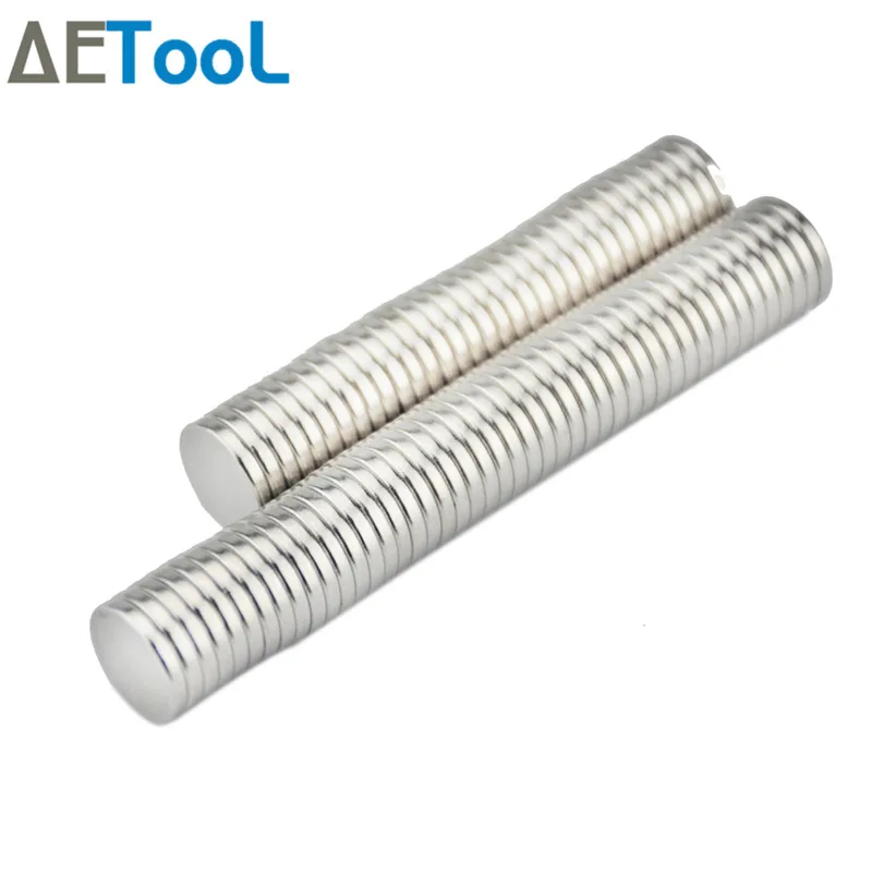 AETool 12x1 мм Редкоземельные неодимовые магнитные материалы супер сильные магниты N50 ремесло сильные магниты на холодильник магниты