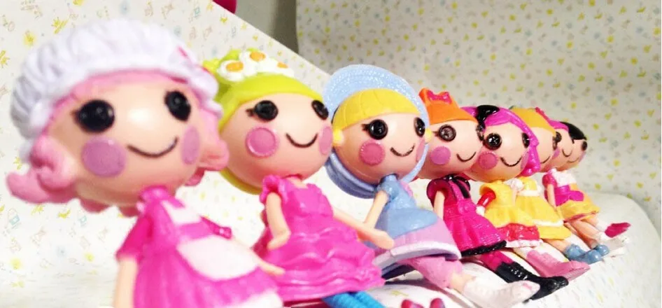 16 шт. 8 шт./лот новые кнопки глаза мини куклы Lalaloopsy дети подарки на день рождения дом игрушки экшн Коллекция фигурка девушки Brinquedos