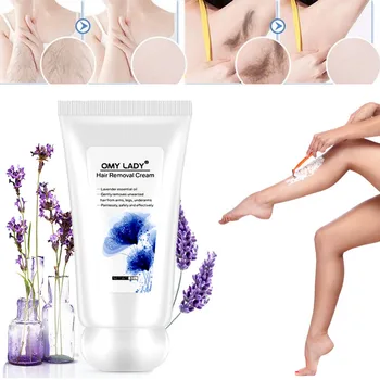 

60g Permanent Hair Removal Cream For Men Women Painless Removal Depilation Calming Balm Gentle Underarm Hand Leg Body Epilator
