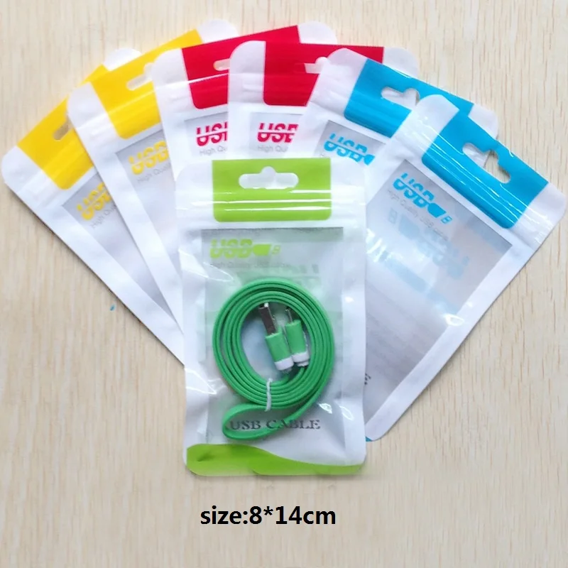 1PC Clear Breathable Plastic Packaging Bag for USB Flash Memory