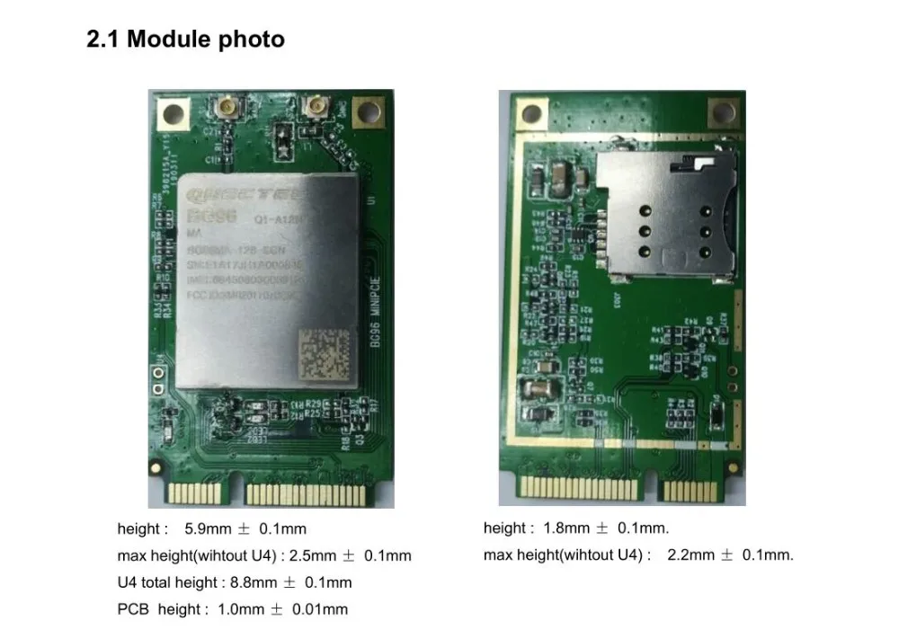 Jinyushi для BG96MA BG96/BG96MA-128-SGN мини PCIE LTE Cat. M1/упак. NB1/EGPRS eMTC модуль 100% Новинка & Оригинал по акции