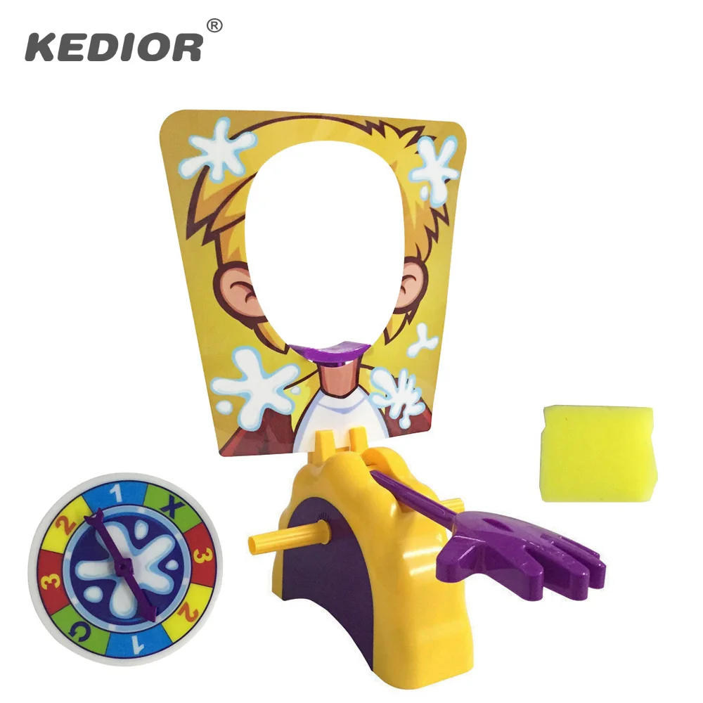 Shocker toy Cake Cream Pie In The Face Family Party Fun Game Funny font b Gadgets
