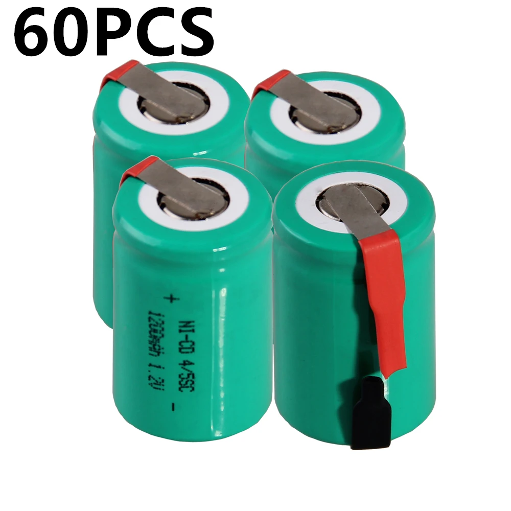 TF карта с фактическим объемом 60 pcs 4/5SC 1200 мА/ч 1 2 v никель кадмиевая батарея