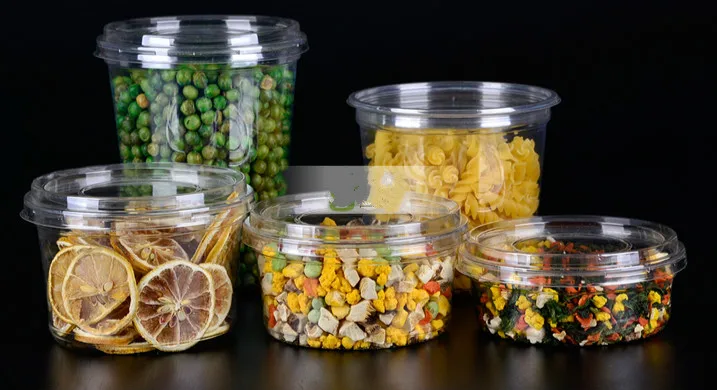 Пластиковая прозрачная чашка одноразовая фруктовая Питьевая чашка ПЭТ ...