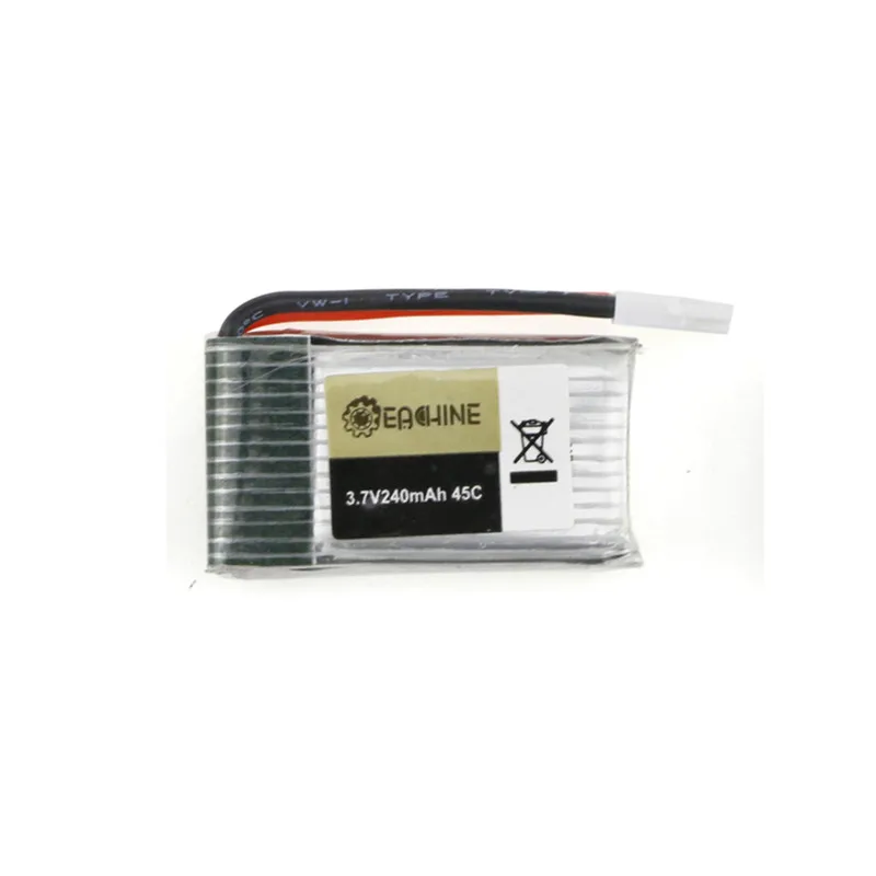 Eachine E010S обновление 3,7 V 240 MAH 45C аккумуляторная батарея Lipo для р/у мини Квадрокоптер Запчасти для Дронов аксессуары
