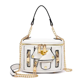 

New Women Bags Luxury Handbags Designer Cool Coat Shaped Punk Motobike Style Shoulder Messenger Crossbody Bag Women A998