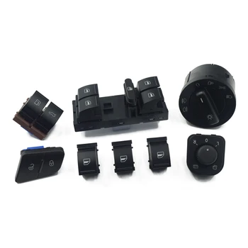

Lock / unlock tailgate & fuel flap Window headlight mirror switch for VW Passat b6 3C 2006-2011 1K0941431N 1K0959565J 1F0959855