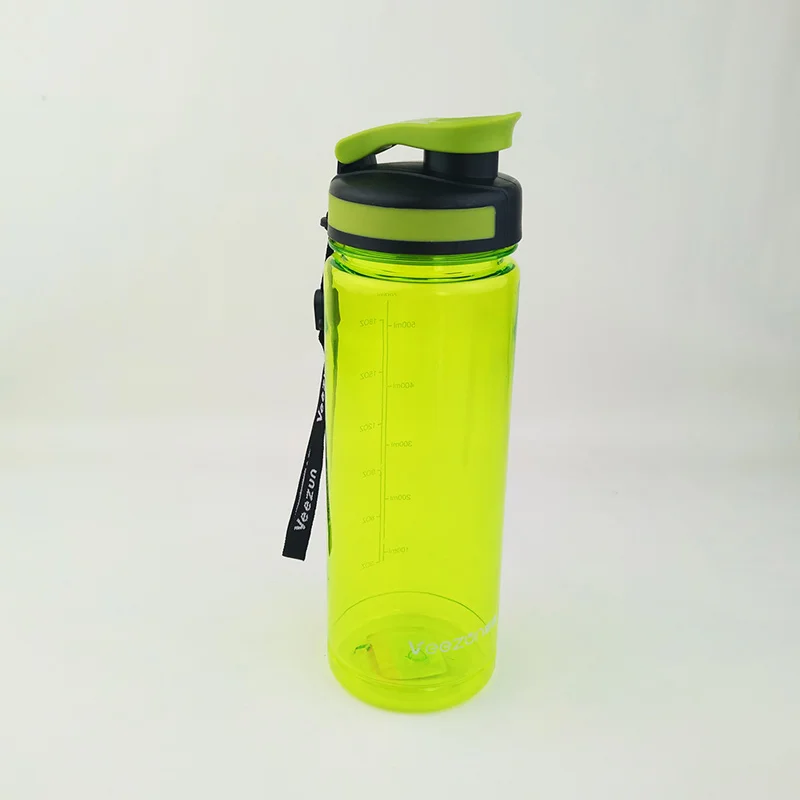 700 мл, бутылка-шейкер, бутылка для воды с заваркой чая, портативная пластиковая, для пешего туризма, велосипеда, велоспорта, кемпинга, бутылки для воды, горячая Распродажа - Цвет: green