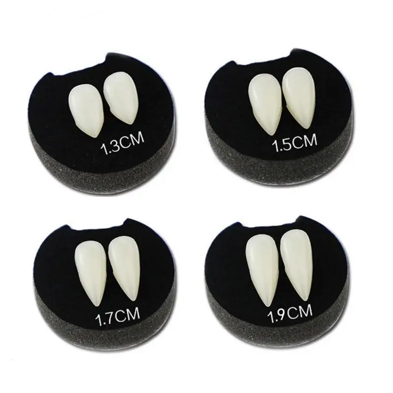 Vampire Teeth Fangs Dentures Props Halloween Decoration Costume Props Party Favors Holiday DIY Decorations horror adult for kids