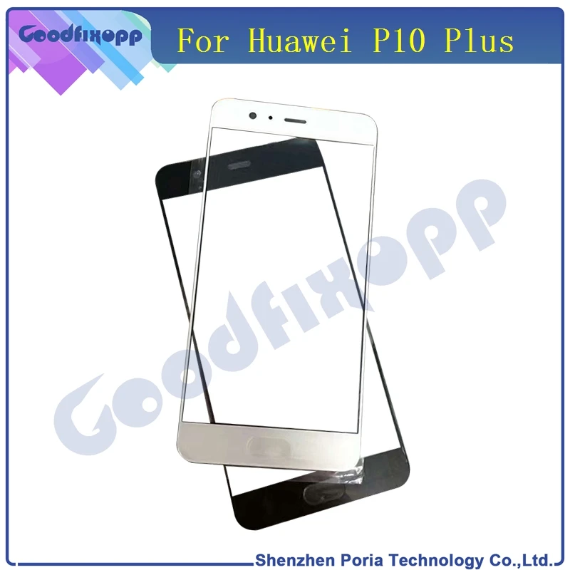 HW0080 For Huawei P10 Plus outer lens Glass screen replacement free shipping (not touch screen)