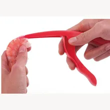 2 шт. красная машина для разделки креветок устройство для удаления шелухи пластиковые морские шелухи ножницы для морепродуктов инструменты посуда творческие Кухонные гаджеты