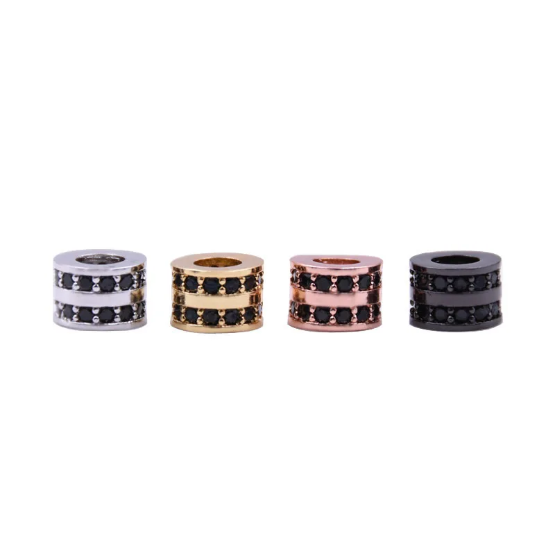 

Quality Brass round Spacer Beads Cubic Zirconia beads Micro Pave Crystal Copper Brass Spacer Beads Handmande Jewelry Making