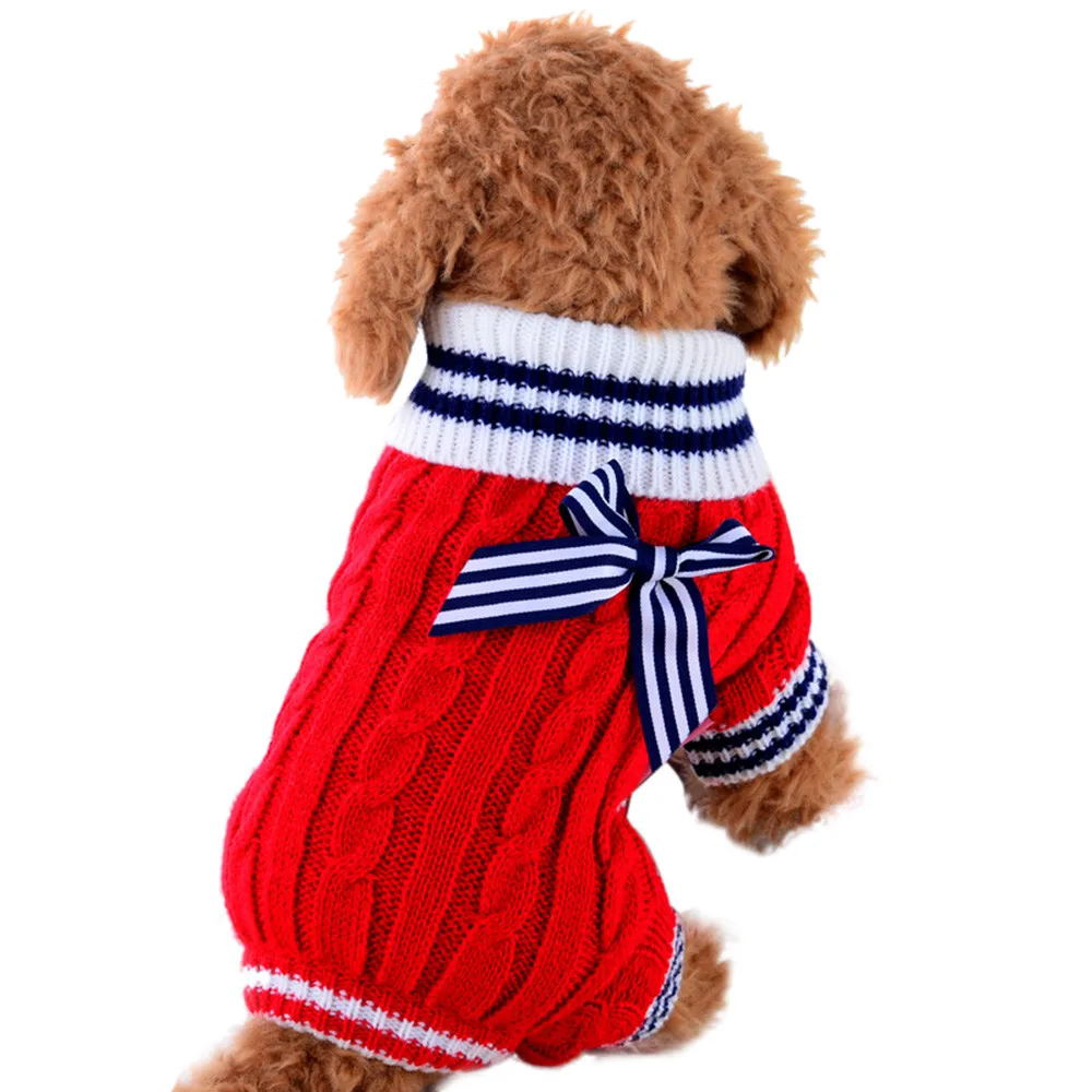 Свитер для собак на осень и зиму для маленьких собак, модная удобная одежда для домашних животных, комбинезоны, Прямая поставка 71115