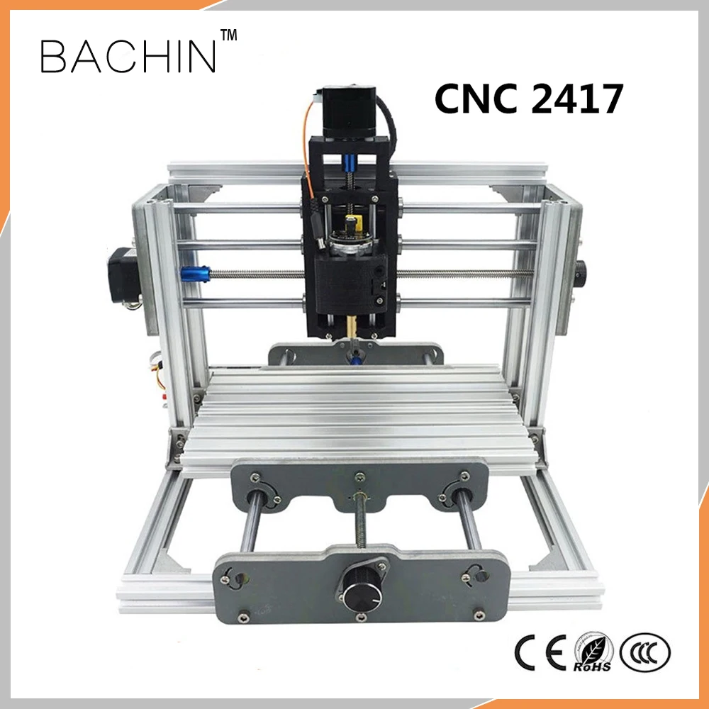 

CNC2417 DIY CNC Laser Cutter Engraving Machine 3axis Mini Milling Cutting Machine, PCB Metal Wood Carving Machine, GRBL CNC Router