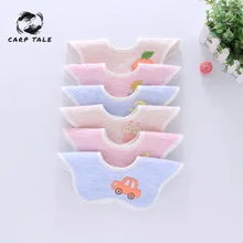 Baby bib Waterproof embroidered saliva bib baby saliva towel round rotatable cotton three-layer warm bib newborn baby bib Baby bib Waterproof embroidered saliva bib baby saliva towel round rotatable cotton three-layer warm bib newborn baby bib