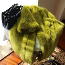 Стиль высокого класса модное женское пальто из искусственного меха 17S36