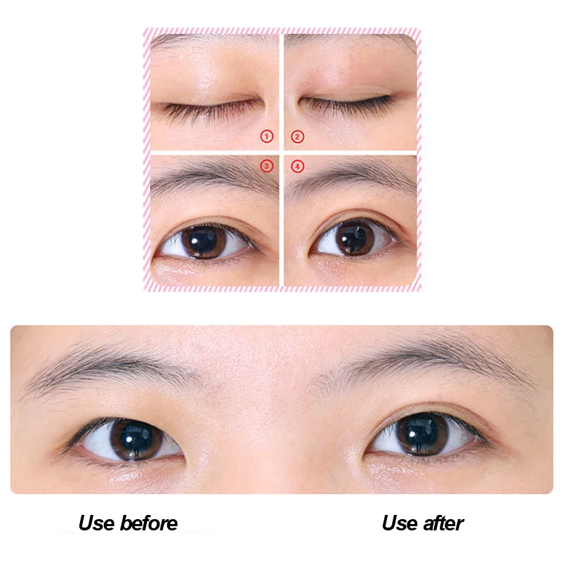 Новинка 300 пара марлевых палочек Stealth Double Fold Eyelid стикер на тени для глаз без клея