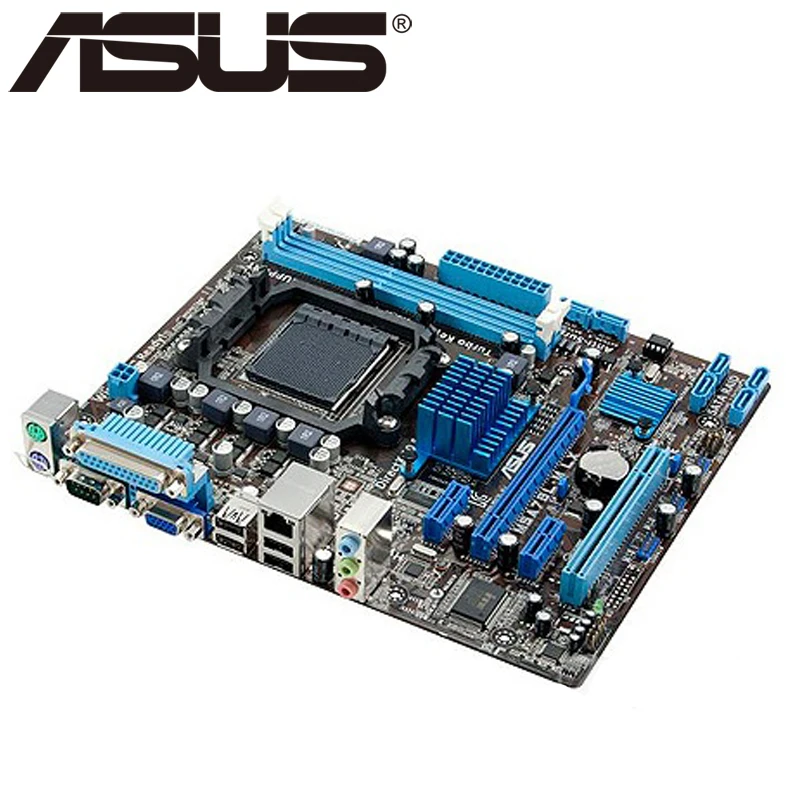 Настольная Материнская плата Asus M5A78L-M LX 760G 760L с разъемом AM3 AM3+ DDR3 16G U ATX UEFI биос оригинальная б/у материнская плата в продаже