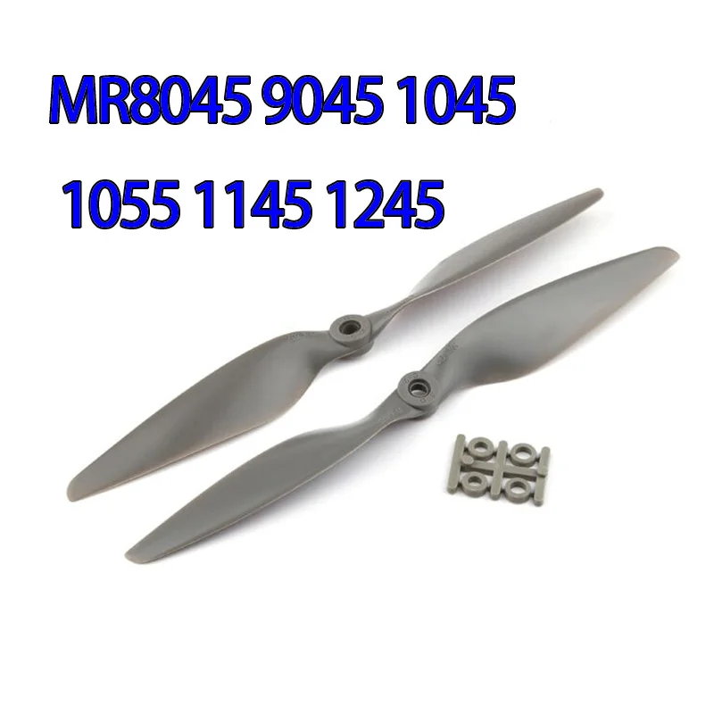 2 Pair MR8045 9045 1045 1055 1145 1245 Nylon Propeller CW CCW Props Blades 4-Axis Multi Axis RC Airplane Quadcopter