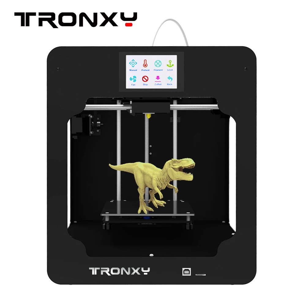 Best Newest Tronxy C2 Full Metal 3D Printer 3.5 Inches Touch Screen 8G SD Card 0.25kg filament as gift